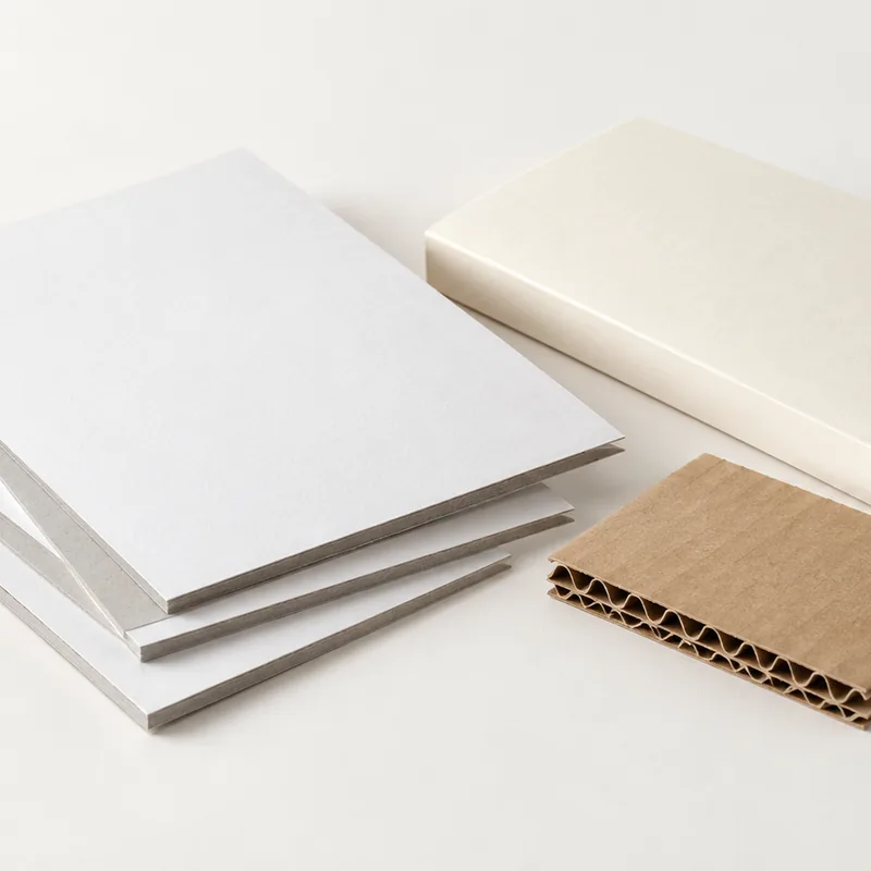 Illustrative boards & cartons paper samples