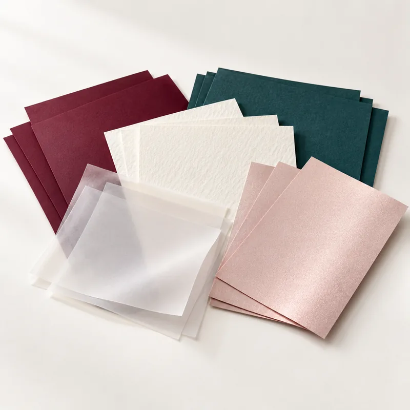 Illustrative specialty & finishes paper samples