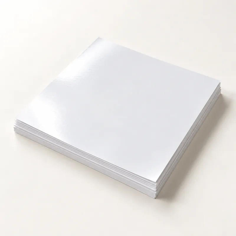 Illustrative coated art paper sample