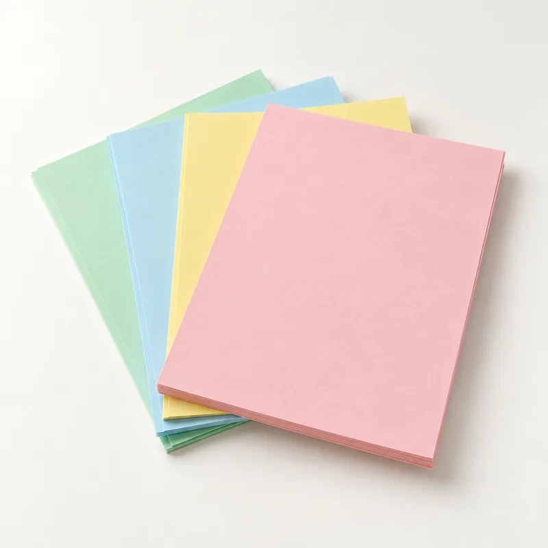 Illustrative coloured copier paper sample