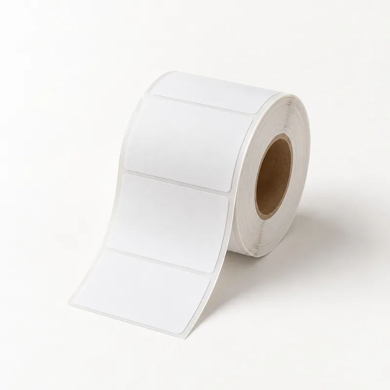 Illustrative direct thermal label paper sample