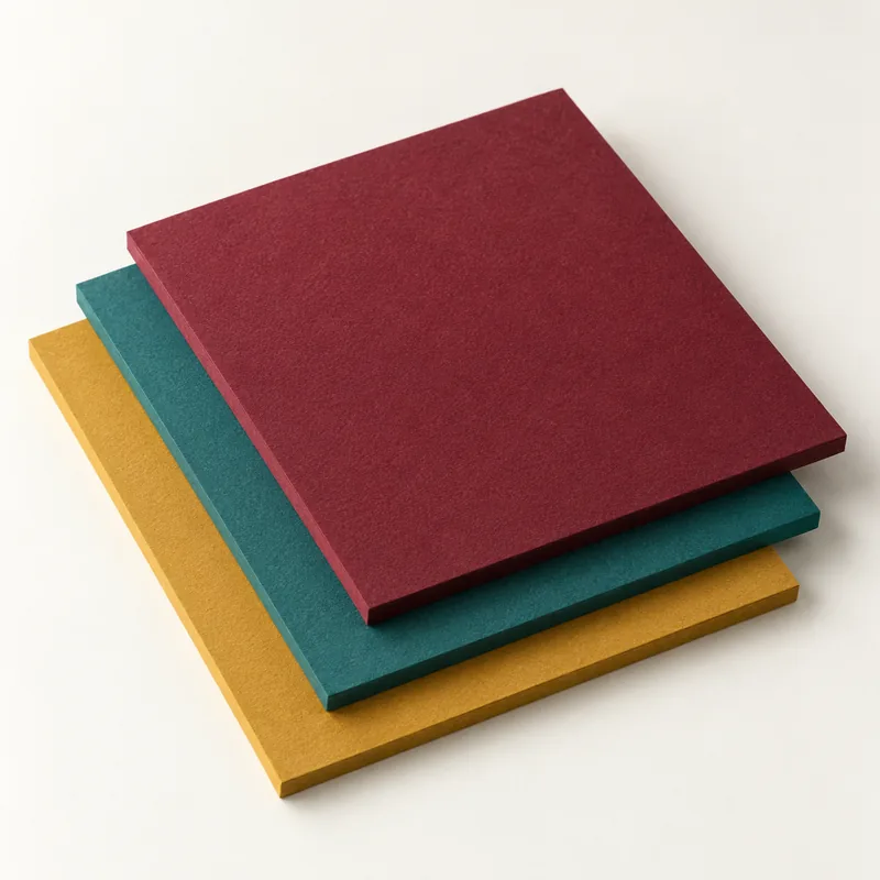 Illustrative dyed-through coloured paper sample