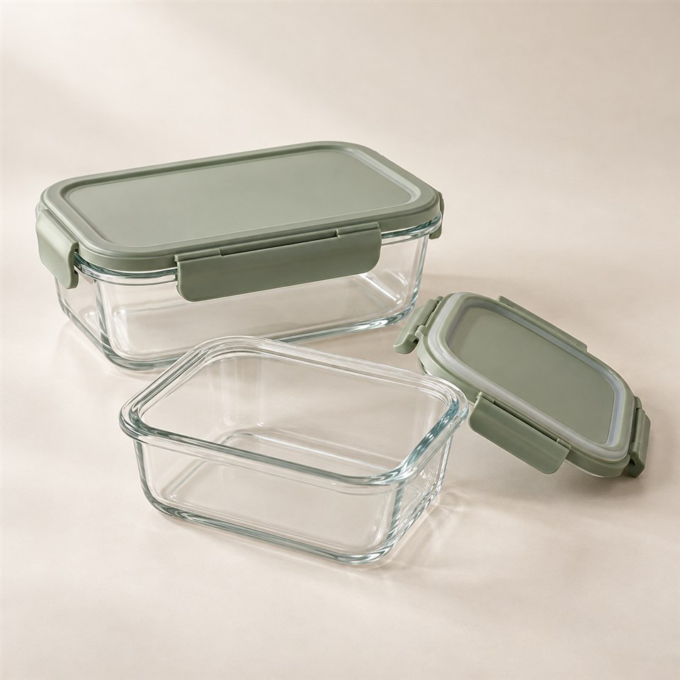 Glass airtight containers