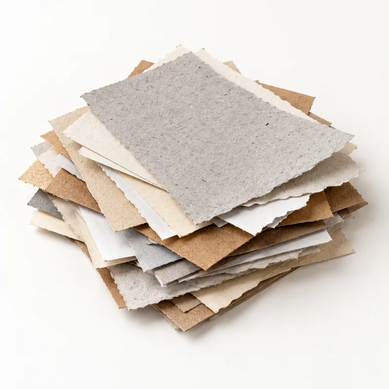 Illustrative scrap paper sample