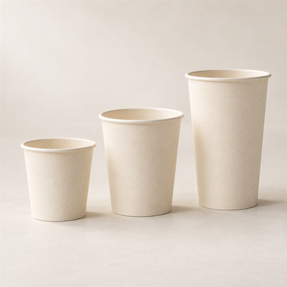 Sugarcane paper cups