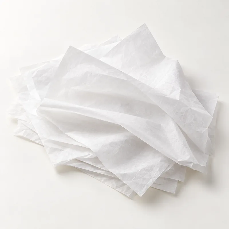 Illustrative tissue wrapping paper sample