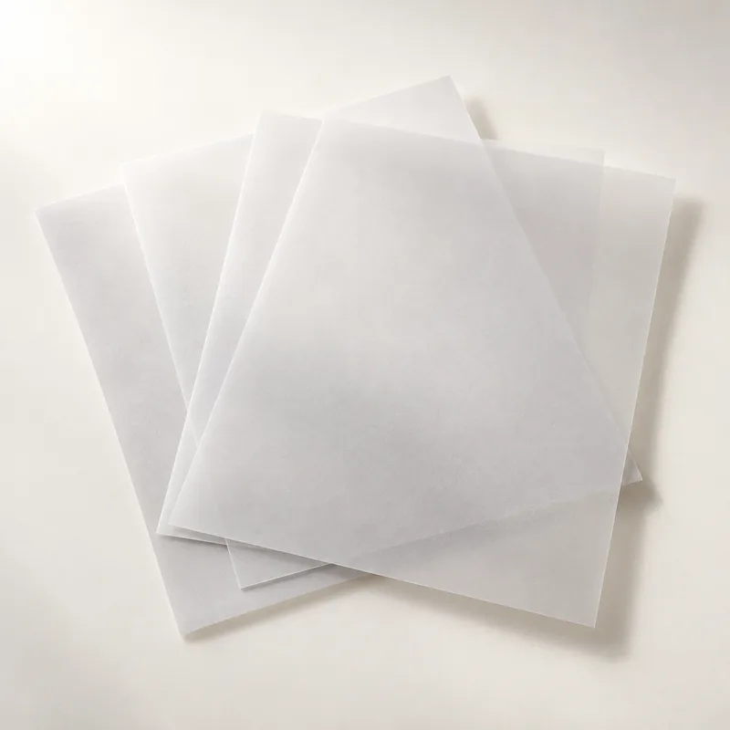 Illustrative translucent paper sample