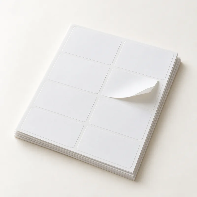 Illustrative uncoated label paper sample